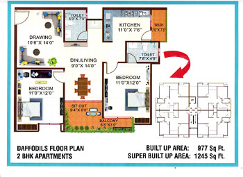 Elevation For a Tulip Duplex